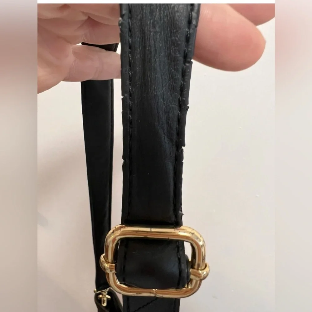 Tory Burch  Tote Black  Leather Shoulder‎ / Crossbody Bag Handbag